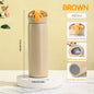 460ml Cool Black Insulated Water Bottle With Locking Flip Lid Silicone Straw Leakproof Portable Stainless Steel Tumbler