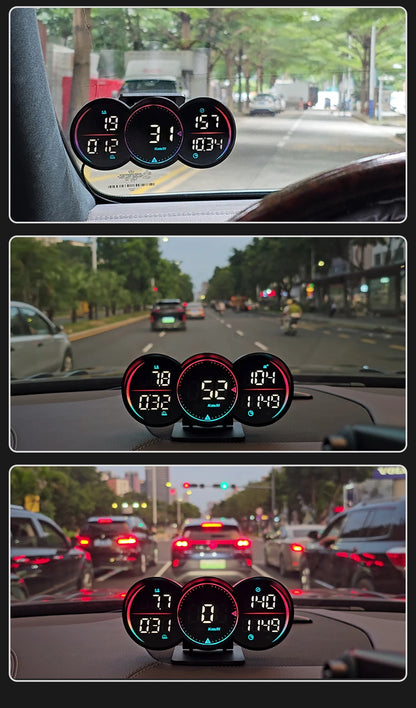 Car Head Up Display HUD GPS Computer Speedometer Windshield Projector Car Dashboard Speed Displays System Modification Car Acces