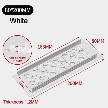50/80cm Wide Rectangle Aluminum Alloy Air Vent Ventilator Grille Cover Doors Cabinet Wardrobe Breathable Mesh Air Vent