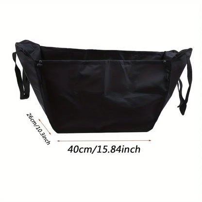Rear Seat and Trunk Waterproof Car Seat Storage Bag, Large Capacity Portable and Reusable