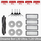 Dreame Bot L30 Ultra L20 Ultra Robot Vacuum Spare Parts Consumables Main Side Brush Hepa Filter Mop Cloth Dust Bag Accessories