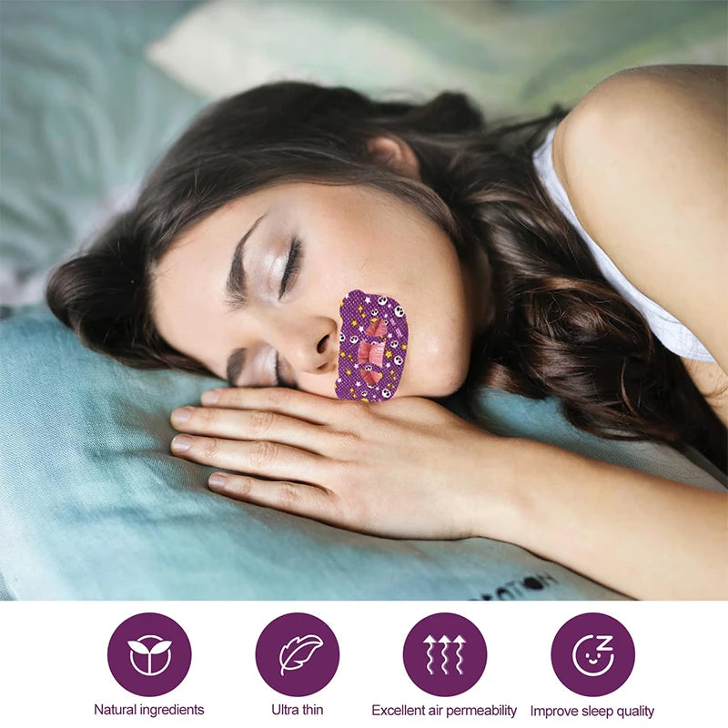 30pcs Kids Mouth Tape For Sleeping Anti Snoring Sleep Strips Anti Snoring Sleep Tape Sleep Better Nose Breathing Improved Sleep