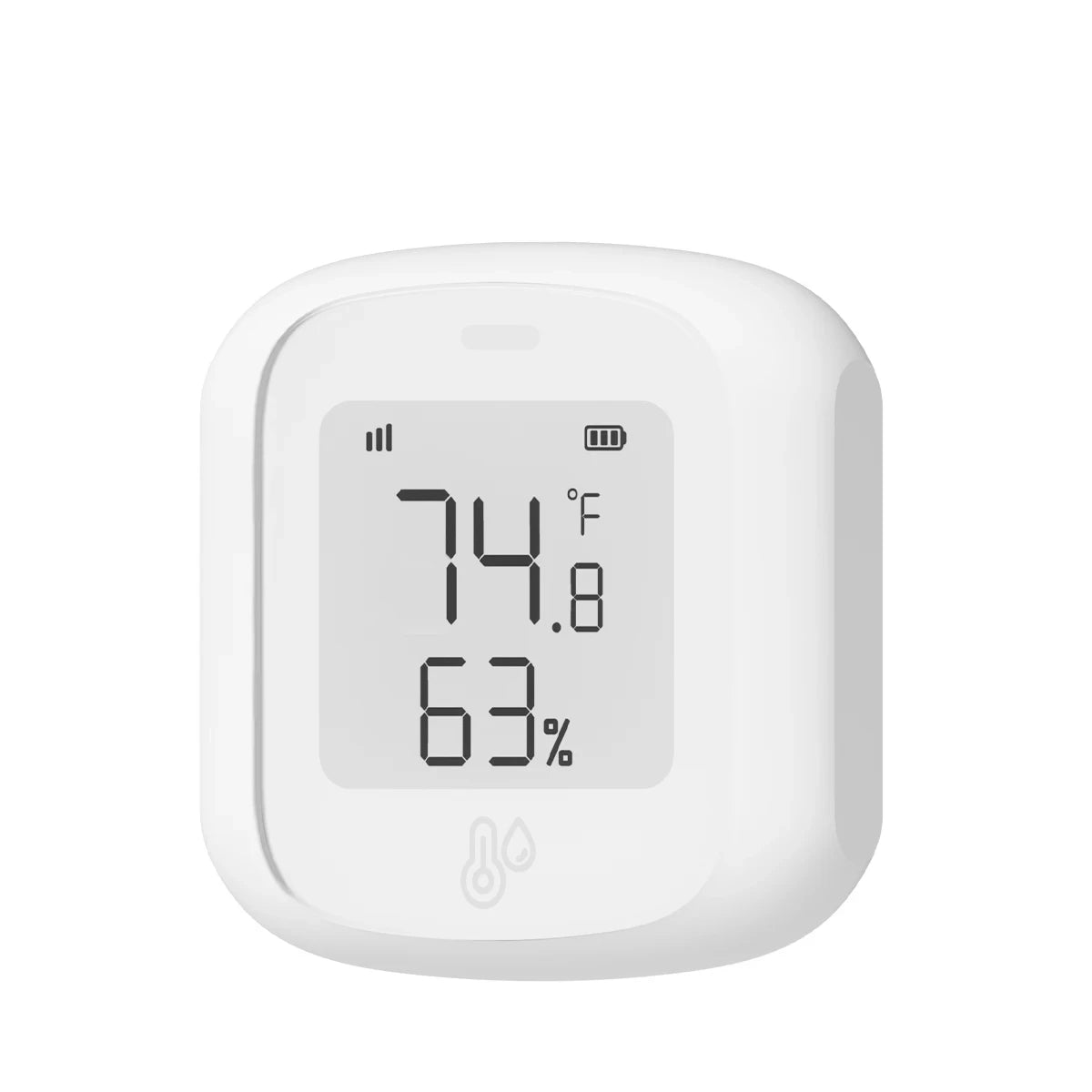 HOMEFISH Smart WiFi/Zigbee Temperature and Humidity Sensor Hygrometer Thermometer with LCD Display Support Alexa Google Home