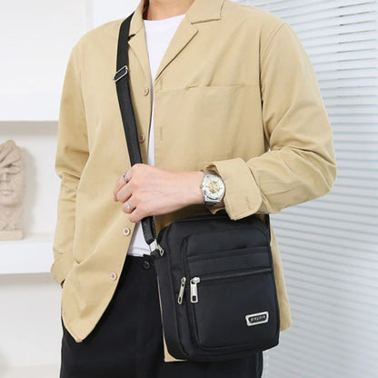 Waterproof Men Crossbody Bags Male Nylon Shoulder Bags Boy Messenger Bag Man Handbags For Travel Casual Large Satchel Grey Bags