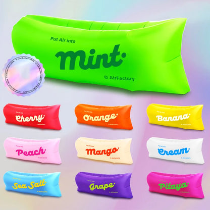 Portable Inflatable Sofa Air Lounger Lazy Couch for Outdoor Camping Hiking Beach Music Festival Travel Picnic Backyard Waterproo