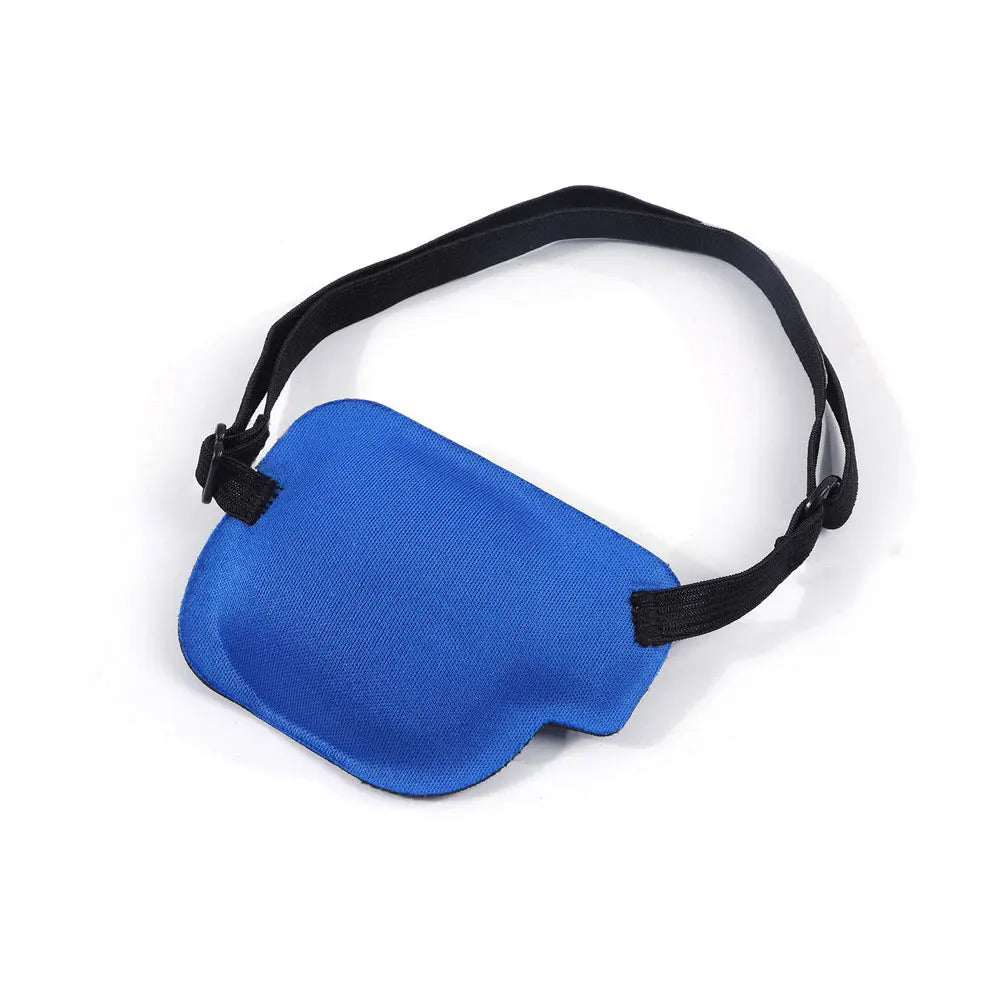 1PCS Black Single Eye Patch Adjustable 3D Foam Groove Eyeshades For Lazy Eyes Medical Use Concave Eye Patch