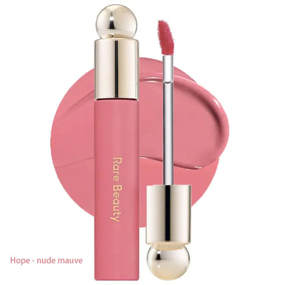 Rare Beauty Trendy Beauty Lip Lacquer Gentle Mellow Sheer Lip Salve Non-tacky Nourish Airy Bloom Mute Lip Hue