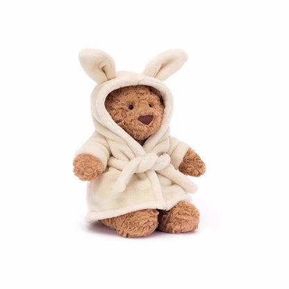 2026 New Spring Series Plush Toy Barcelona Bear Narcissus Aromatherapy Soothing Bonny Real Fur Series Bonny Bunny