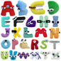T Alphabet Lore Plush Toys Anime Doll Kawaii 26 English Letters Stuffed Toys Kids Enlightenment Montessori Plush Toy Doll Gifts