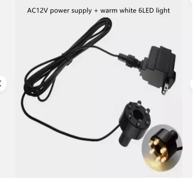 6 LED Underwater Lights12V Aquarium Waterfall Night-Lights Garden Spotlight Lamp Swimming Pool Fountains Pond