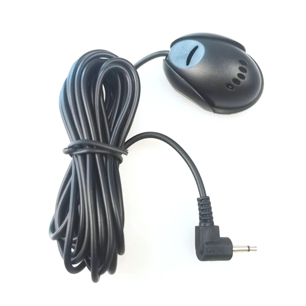 3.5mm Clip Jack Plug Mic Car Audio Microphone Stereo Mini Wired External Microphone For Auto DVD Radio 3m Long Professionals