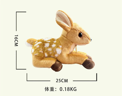 25cm Kawaii Giraffe Plush Toy - Stuffed Soft Giraffe Doll for Kids Lovely Deer Room Decor Birthday Gift