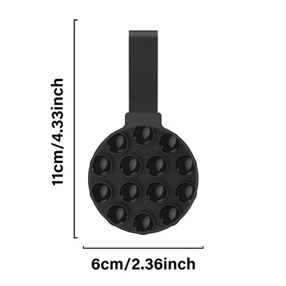 Universal Phone Magnetic Holder for iPhone 17-12 Suction Cup Mount with Metal Plate Portable the Wall Magnet Stand for Magsafe