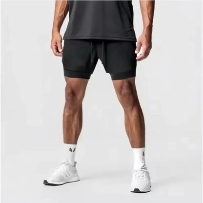 2026 Summer Genesis Evangelion Men's Cosplay Shorts Double-layer Two-in-one Shorts Quick-drying Fake Two-piece Unisex Shorts