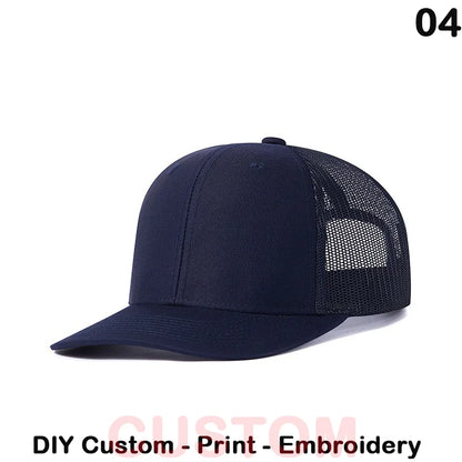 Fedoryn Custom Embroidery Baseball Cap for Men and Women DIY Design Mesh Cap LOGO Print Hat Quality Truck Hat Wholesale Unisex