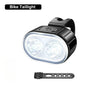 USB-C Rechargeable Bicycle Lights Bike Safety Warning Lamp Outdoor Waterproof Cycling Flashlight For Mountain And Road Bikes