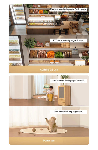 2025 Xiaomi Smart Camera C500 Dual Lens Version 4MP Security Camera 360° AI Detection Full Color Night Vision WiFi 6 Mi Home APP