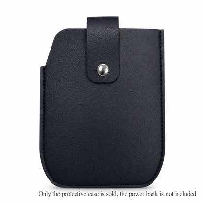 PU Leather Protective Case for Xiaomi 33W Magnetic Power Bank 10000mAh, Integrated Cable, Anti-Scratch Portable Storage Bag