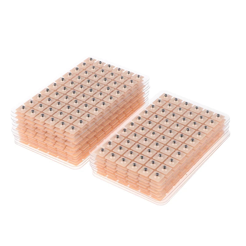 1200Pcs Auricular Ear Point Stickers Acupuncture Magnetic Beads Ear Pressure Massage Care Acupoint Sticker