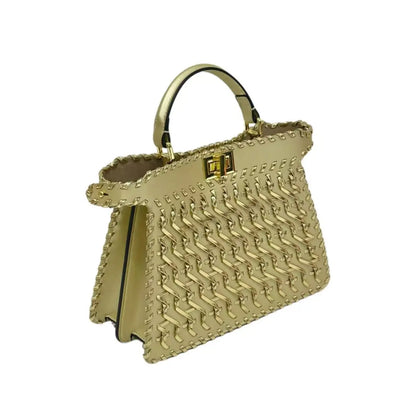 Women 2026 New Woven Hollow Out Crossbody Bag Ladies Handbags Trendy Fashion Shoulder Purse Women's Messenger Bag