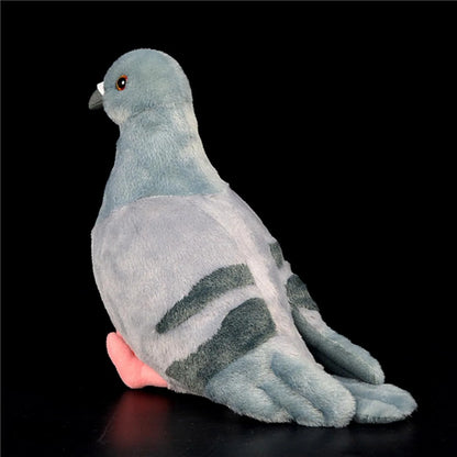 20cm Kawaii Simulated Gray Pigeon Plush Toy Cute Soft Stuffed Animals Plush Dove Bird Doll Collection Model Gifts Home Décor