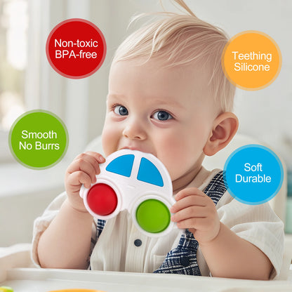 Baby Finger Toys Infant Montessori Colorful Sensory Toys Anti Stress Relief Toys Early Education Intensive Training Fidget Toys