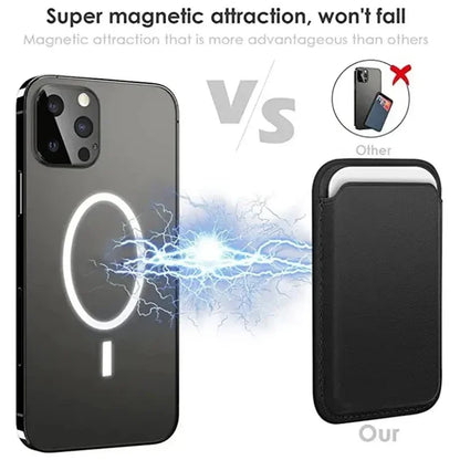 Leather Wallet Case For iPhone 15 Pro Max Magsafe Wallet Leather Compatible For iPhone 14 13 12 Card Holder with MagSafe 2026