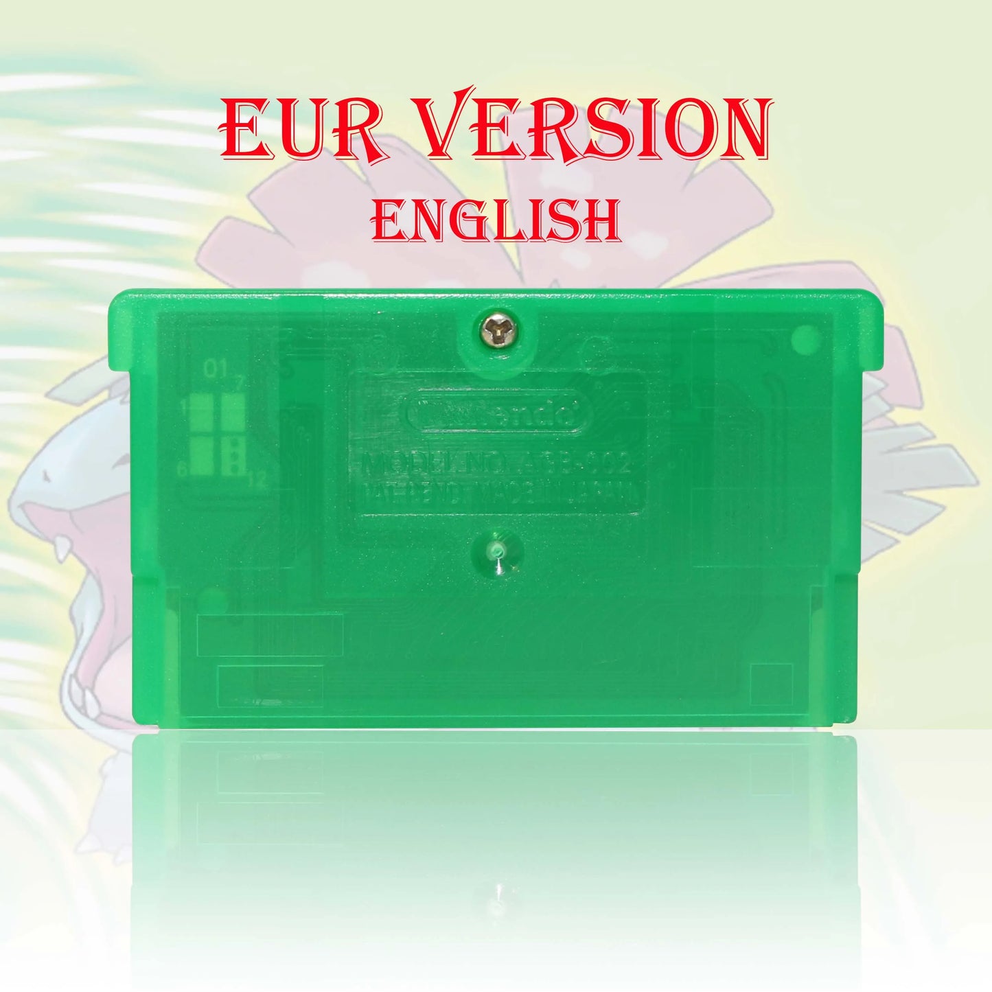 GBC/GBA EUR Version Pokemon Crystal/Yellow/Emerald/Fire Red/Leaf Green Game Cartridge Video Game Card High Quality with Battery