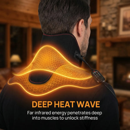 Tourmaline Self-heating Neck Belt Neck Support Massager 1Pcs Protection Spontaneous Heating Belt Health Care Dropship