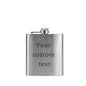 Custom 7 oz Stainless Steel Hip Flask Creative Pocket Hip Flask Whiskey Flask Portable Hip Flask Suitable for men's Gifts