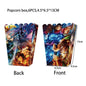 Anime Demon Birthday Theme Gifts Bags Keychain tattoo sticker Demon Slayer Candy Bags Packaging Giveaway Party Favors Gifts Supp