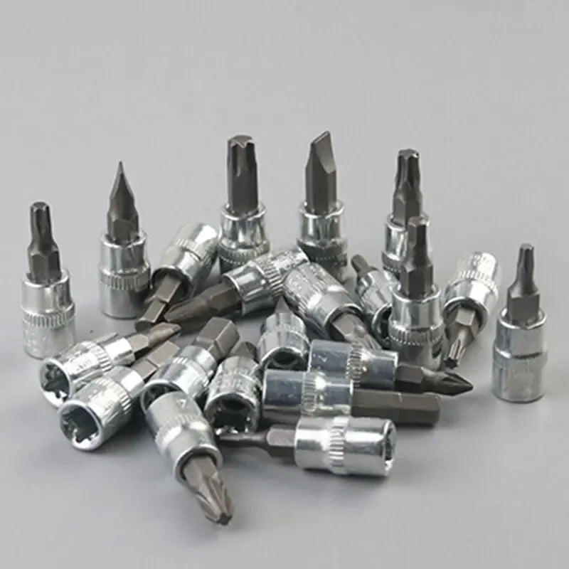 46pcs Drive Ratchet Torque Wrench Combo Auto Repairing Set Mechanic Tool Car Repair Tool Kit 1/4-Inch Socket Set Car Repair Tool