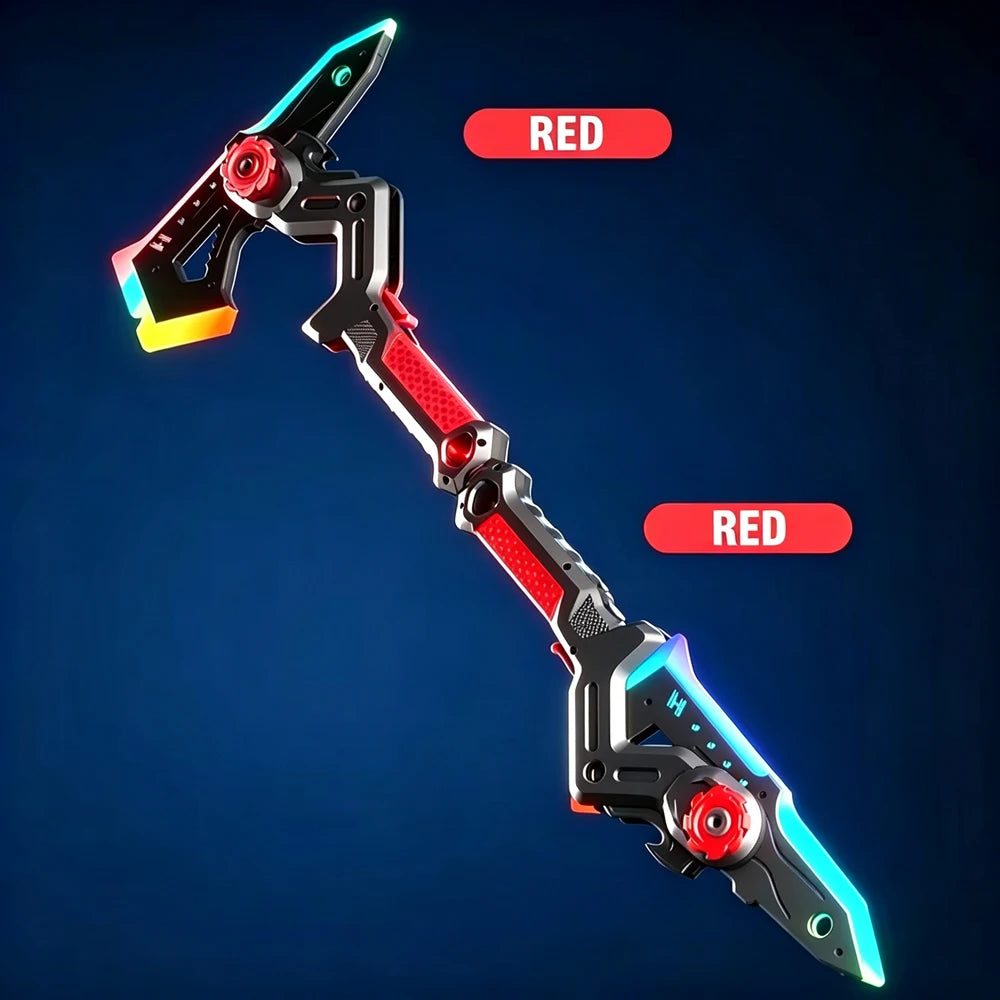 2026 New Sword LED Axe 2 IN 1 Swords Cosplay Role-Play Light Stick Kids Gifts Cool Toy Streamer Bright Toys for Adult Party Game