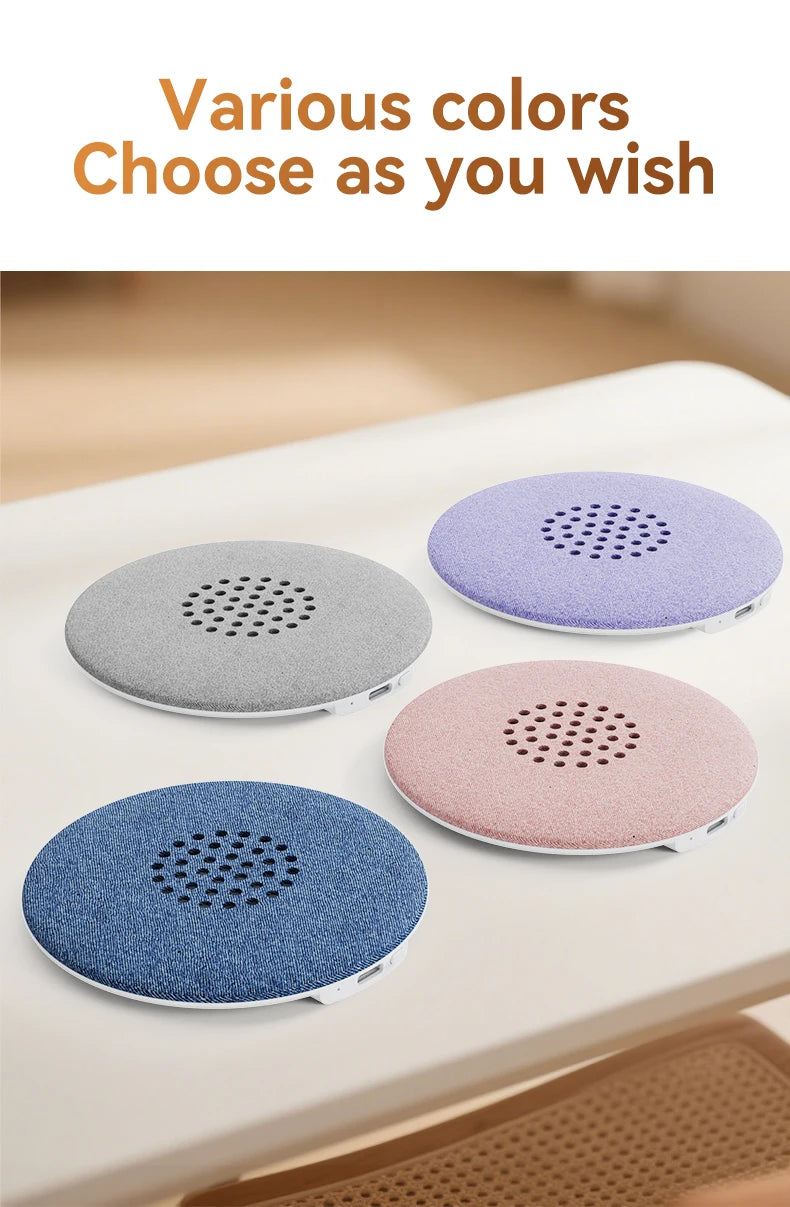 Mini Sleeping Bluetooth 5.3 Speaker Under Pillow Sound Machine With White Noise HiFi Stereo Audio Soundbar MP3 Music Player New