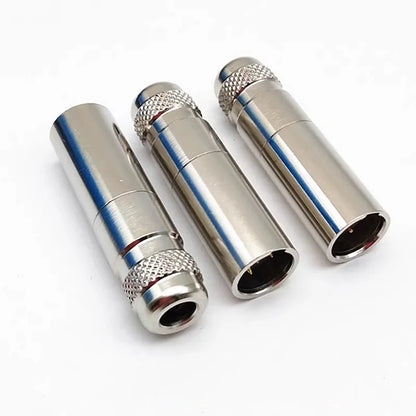 3/4/5/6pin Mini XLR Aviation Connector Female Plug Male Socket Zinc Alloy+copper pins for MIC Microphone Audio Video Connecting