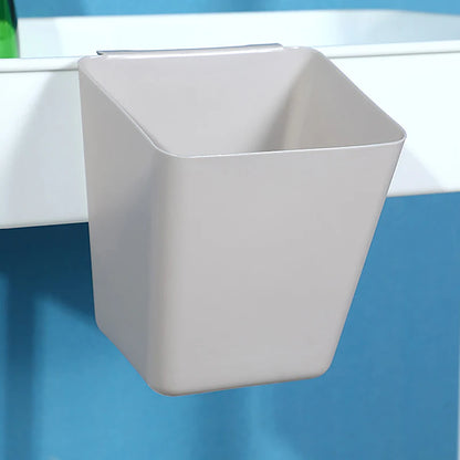 Plastic Hanging Storage Buckets For Trolley Portable Bedside Hanging Basket Household Back-mounted Kitchen Hanging Basket