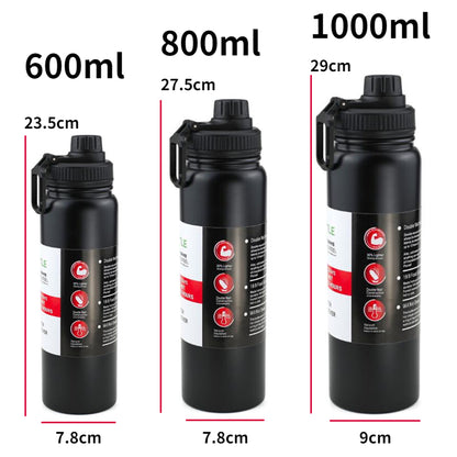 Outdoor Sports Thermos Water Bottle with Tea Filter 304 Stainless Steel Thermal Cup Leak-proof Vacuum Flask Drinkware