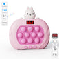 Electronic Pop Light Up Game Handle Toys for Children Adults Fidget Anti Stress Relief Toys Chases Light Game Console Xmas Gifts