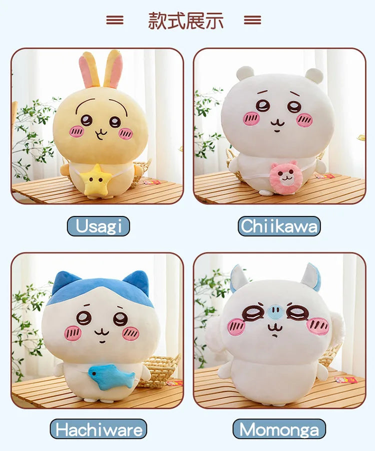 New 30-80cm Kawaii Hachiware Momonga Plush Toy Plush Dolls Are Soft But Not Easily Deformed Plush Room Decoration Birthday Gift