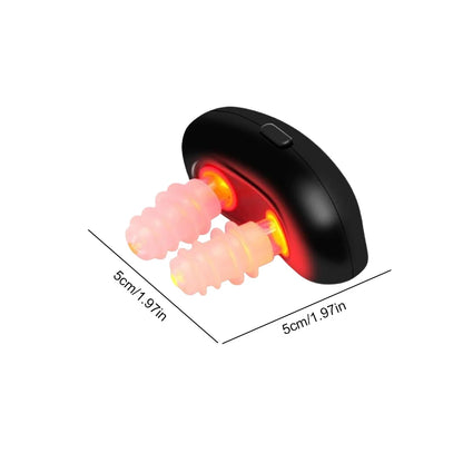 1/2PCS Cordless Low Frequency Pulse Nose Massage Portable Red Light Nose Therapy Infrared Device for Improving Nasal Ventilation
