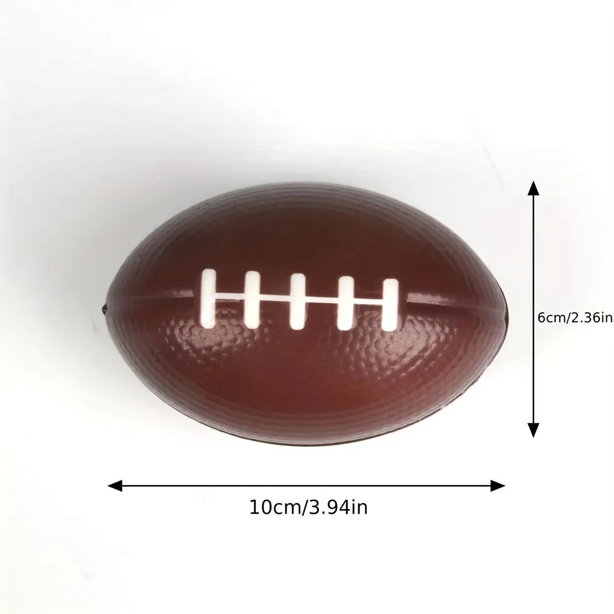 Elastic Decompression Grip Ball Vent Squeeze Ball American Football Supplies Coffee Rugby Ball Toy for Stress Relief