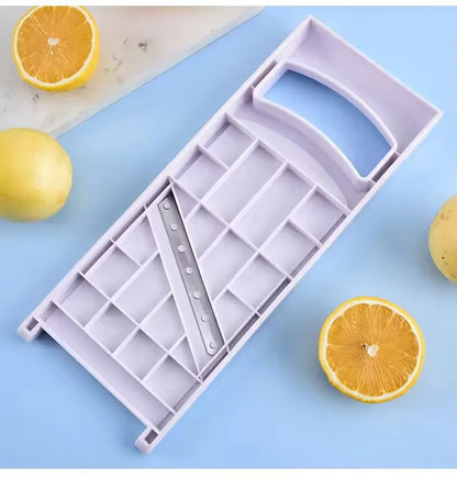 Potato Slicer Household Multi-functional Slicer Stainless Steel Hand-held Vegetable and Fruit Slicer Hanging Kitchen Tools