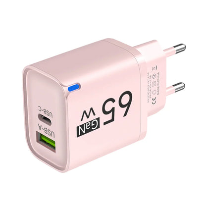 65W USB Fast Charging Charger Type C Quick Charger Portable Mobile Phone Plug EU/US/UK Wall Adapter For iPhone Samsung Xiaomi