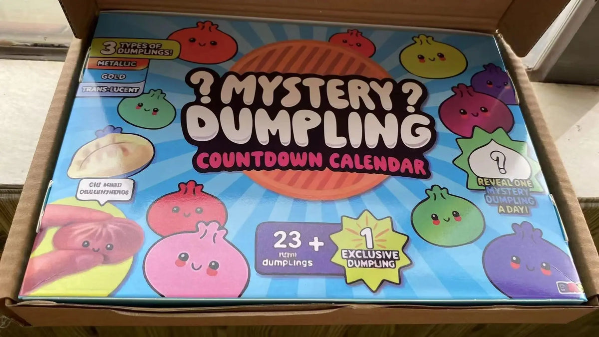 Soft Mystery Dumpling Advent Calendar Slow Resilience Anxiety Relief 24-Day Countdown Calendar Fidget Decompression blind boxes
