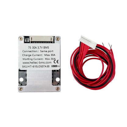 Heltec bms 10s 36v 30a 60a 6S 7S BMS 24V with balanced lithium battery protetcion board for eletronic tools/wheelchair/vehicle