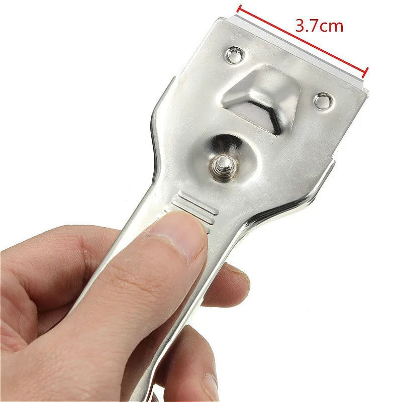 1PC Scraper Cleaner With 5pcs Spare Blades Or 10 Blades, Durable Glass Ceramic Hob Remover Oven Cooker Cleaning Tool with Blade