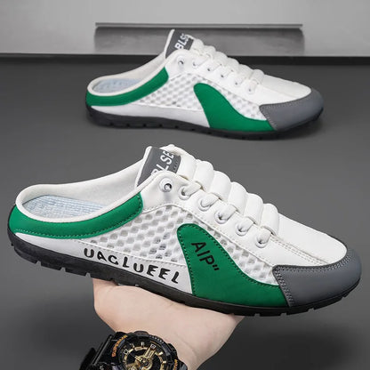Brand protection  new men's lightweight non-slip breathable wear-resistant running sports fashion versatile casual shoes