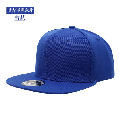 Custom Logo Snapback Caps Men Hip Hop Male Bone Baseball Cap Unisex Solid Color Cotton Adjustable Rock Band Flat Hats Visor Hat