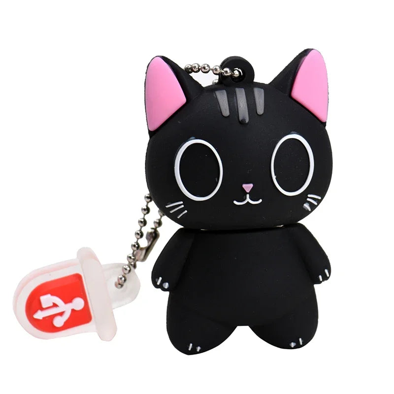 JASTER Uroczy Kreskówkowy Zwierzęcy Pendrive USB 64 GB Pingwin Kot Pamięć USB 32 GB Sowa Dinozaur Pendrive 16 GB Pszczoła Lis Pendrive 8 GB