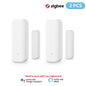 1PCS 2PCS 3PCS 4PCS 10PCS 15PCS Zigbee Door Sensor Window Magnetic Sensor Detector Home Door Sensor Need Tuya Zigbee Gateway Hub